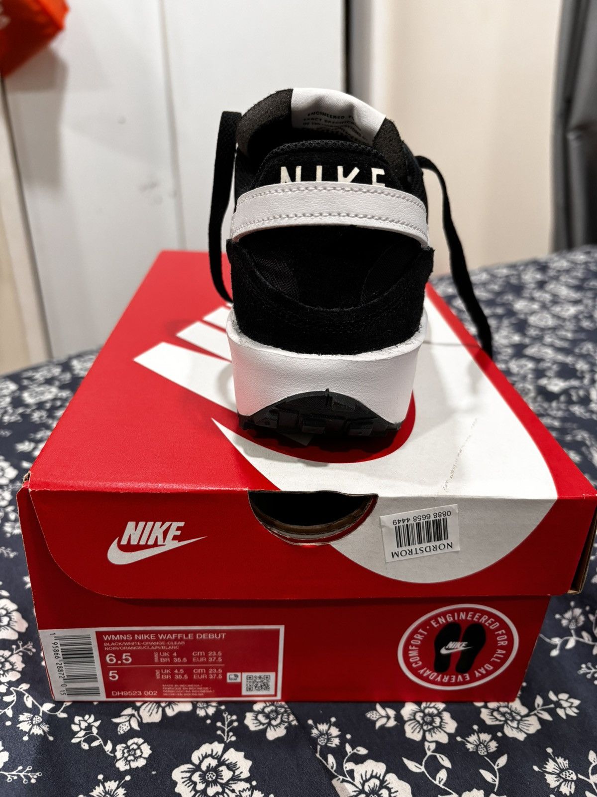 Nike Nike Air Waffle LD trainers in black and white Size US 6.5 / IT 36.5 - 3 Thumbnail