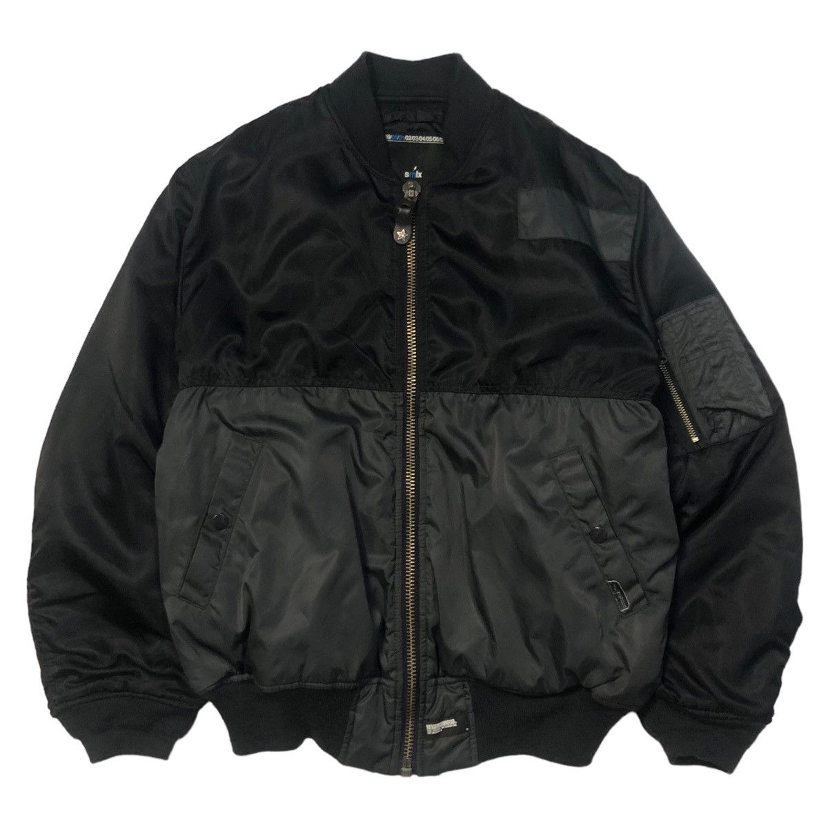 image of Neighborhood Ma-1 Bomber Jacket in Black, Men's (Size Medium)