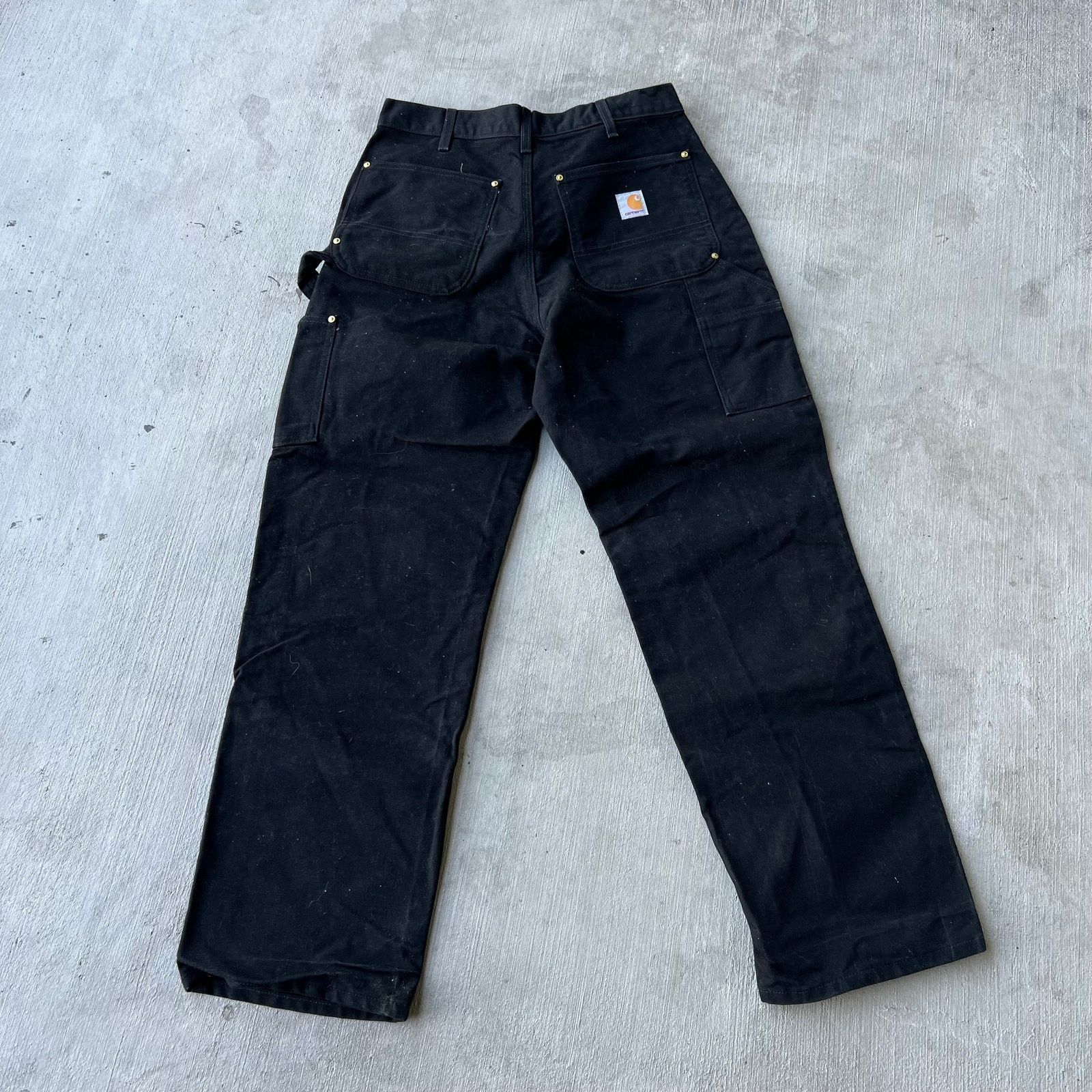Carhartt × Vintage Carhartt black double knee work wear carpenter pants Size US 31 - 3 Thumbnail