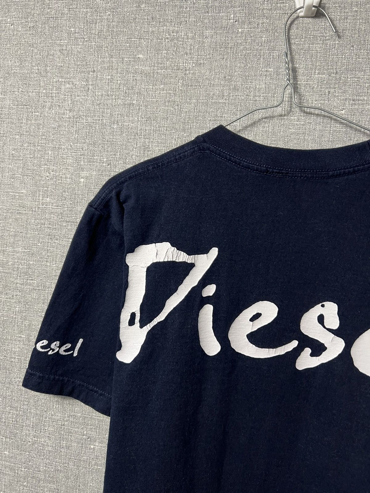 Diesel Y2K Diesel Spellout Script Logo Vintage T Shirt Rare Size US M / EU 48-50 / 2 - 12 Thumbnail