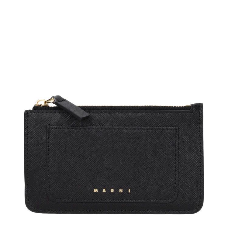 Marni ob1o1e1124 Size: OS / Leather Document Holder in Black Size ONE SIZE - 1 Thumbnail
