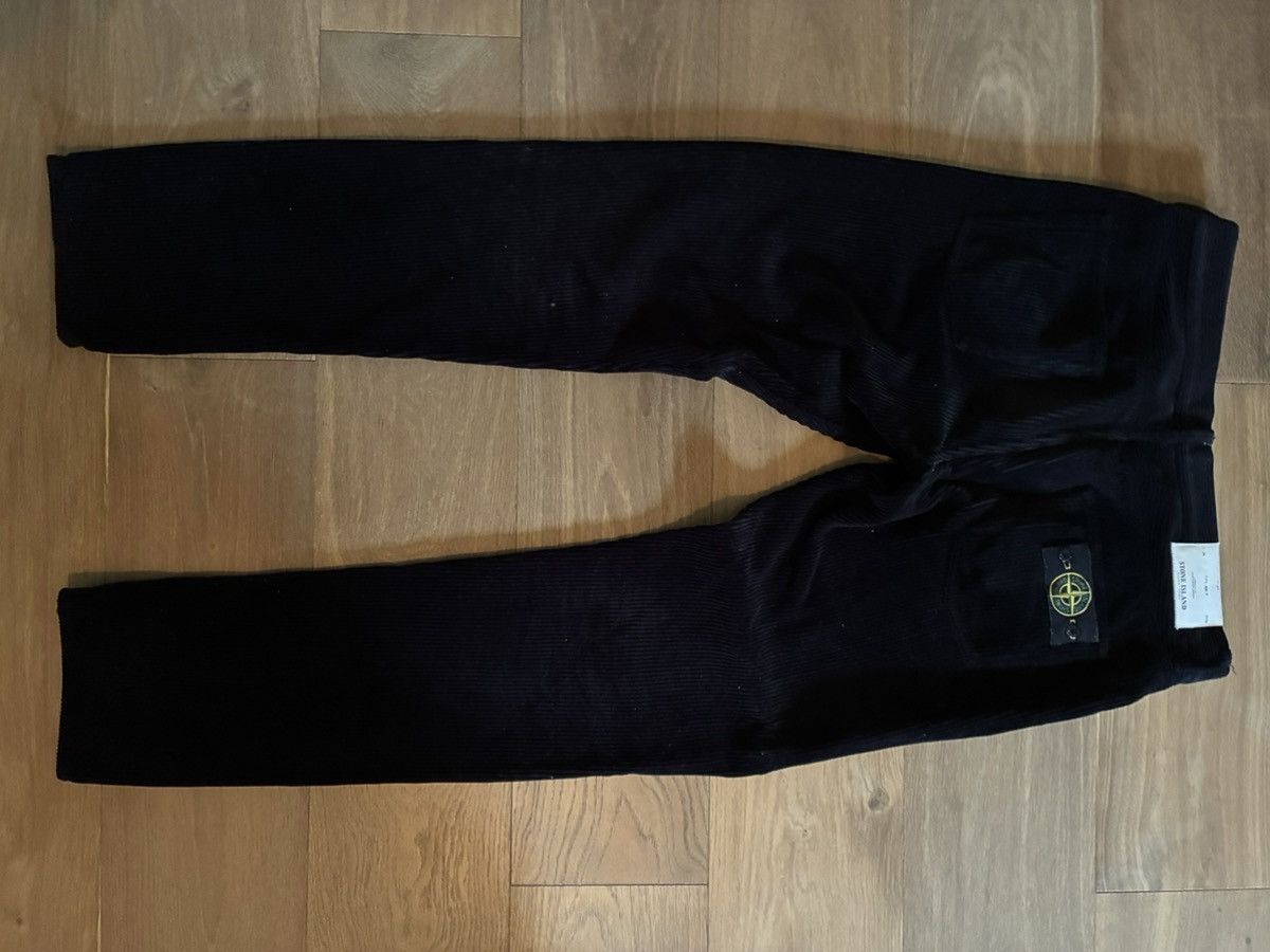 Stone Island Stone Island black corduroy pants Size US 34 / EU 50 - 10 Thumbnail