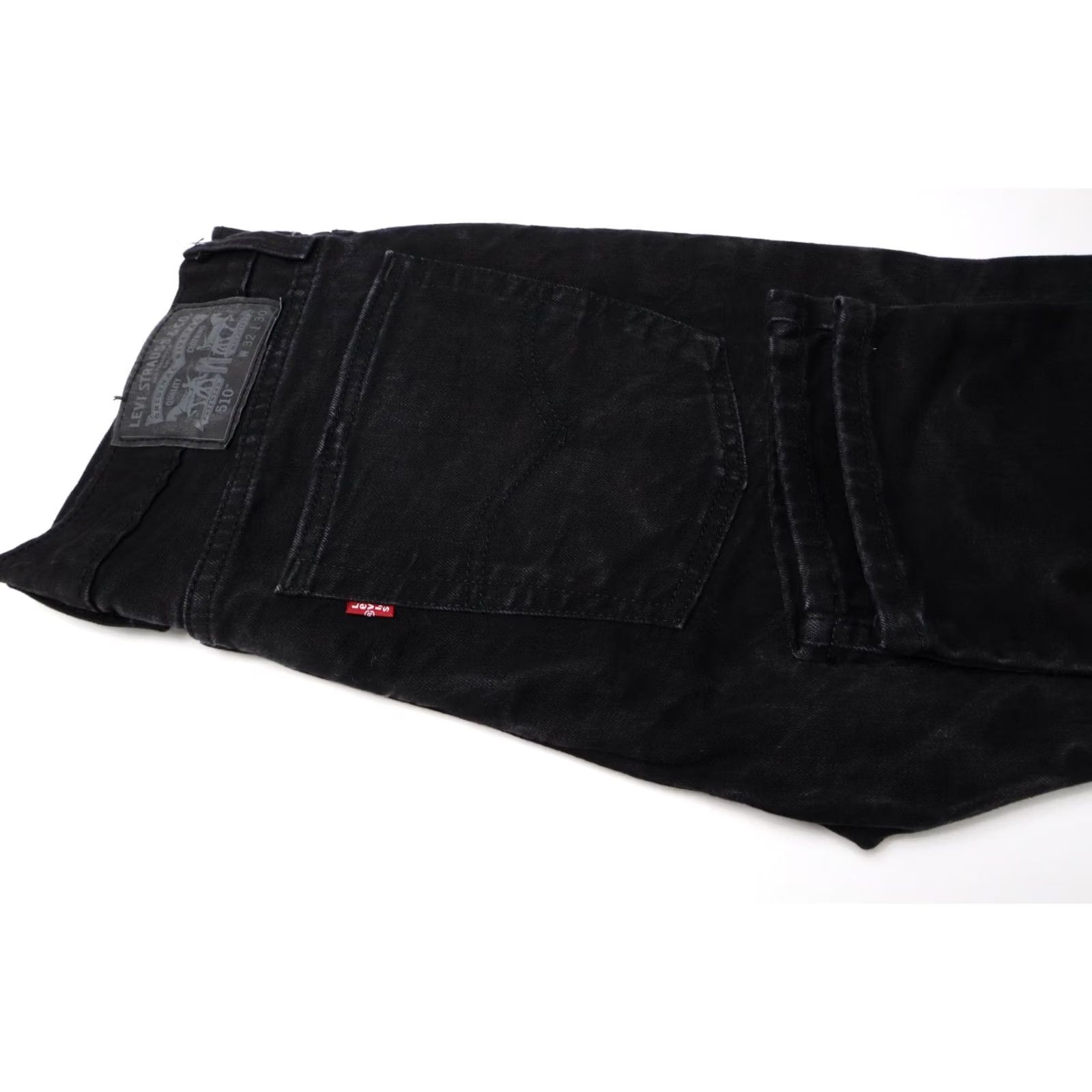 Levi's Levi's 510 Jeans Men's Black Slim Fit Stretch Denim Zip Fly W32/L30 Size US 32 / EU 48 - 6 Thumbnail
