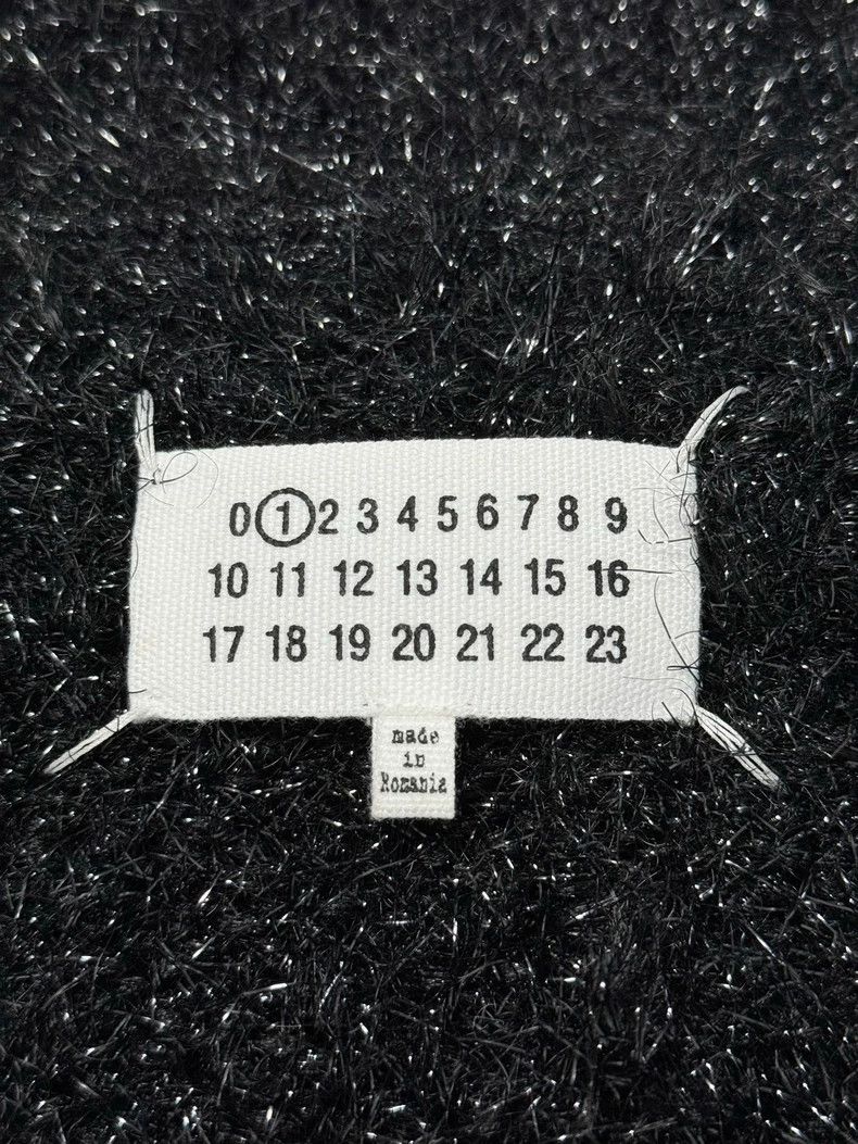 Maison Margiela Maison Margiela Black wool cardigan silver velvet sequin sw Size US S / EU 44-46 / 1 - 6 Thumbnail
