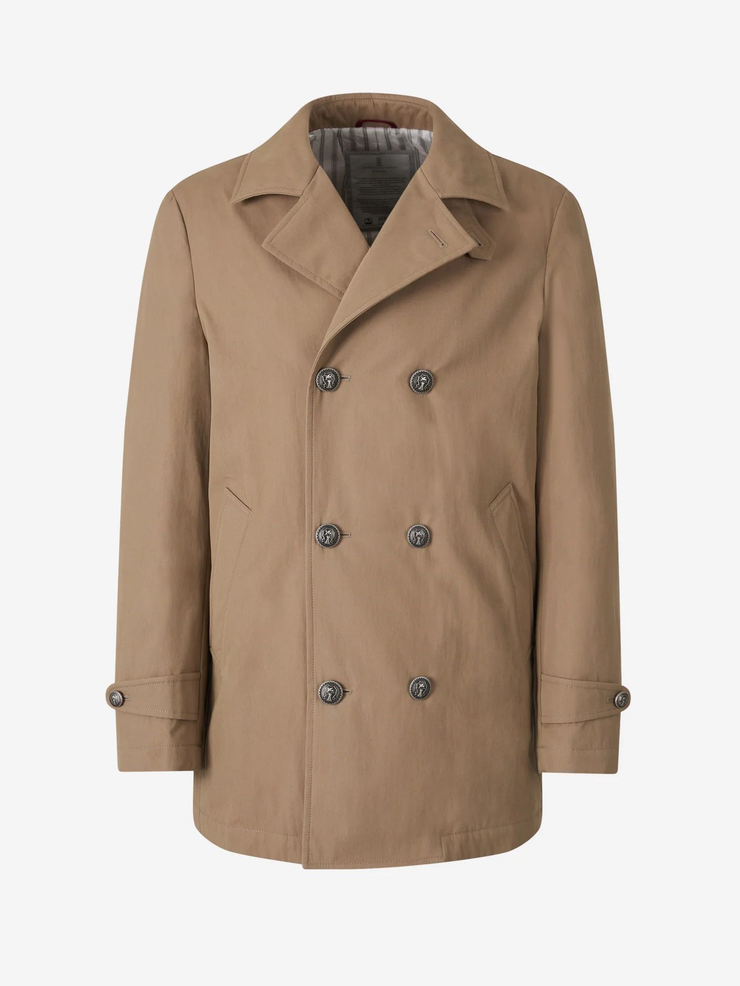o1w1db10326 Quilted Trench Coat in Brown