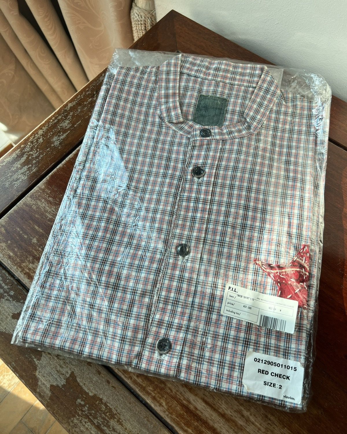 Visvim Visvim ICT Jakob Shirt L/S Red Check Size US M / EU 48-50 / 2 - 1 Thumbnail
