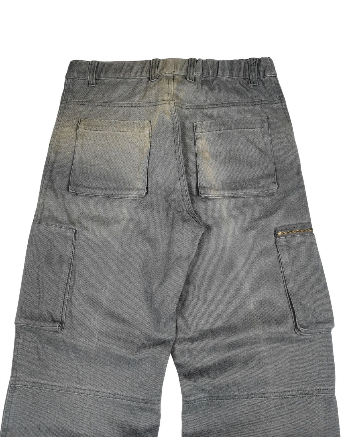 Japanese Brand Famock Baggy Cargo Pants Naturally Sunfaded Vintage Size US 32 / EU 48 - 3 Thumbnail