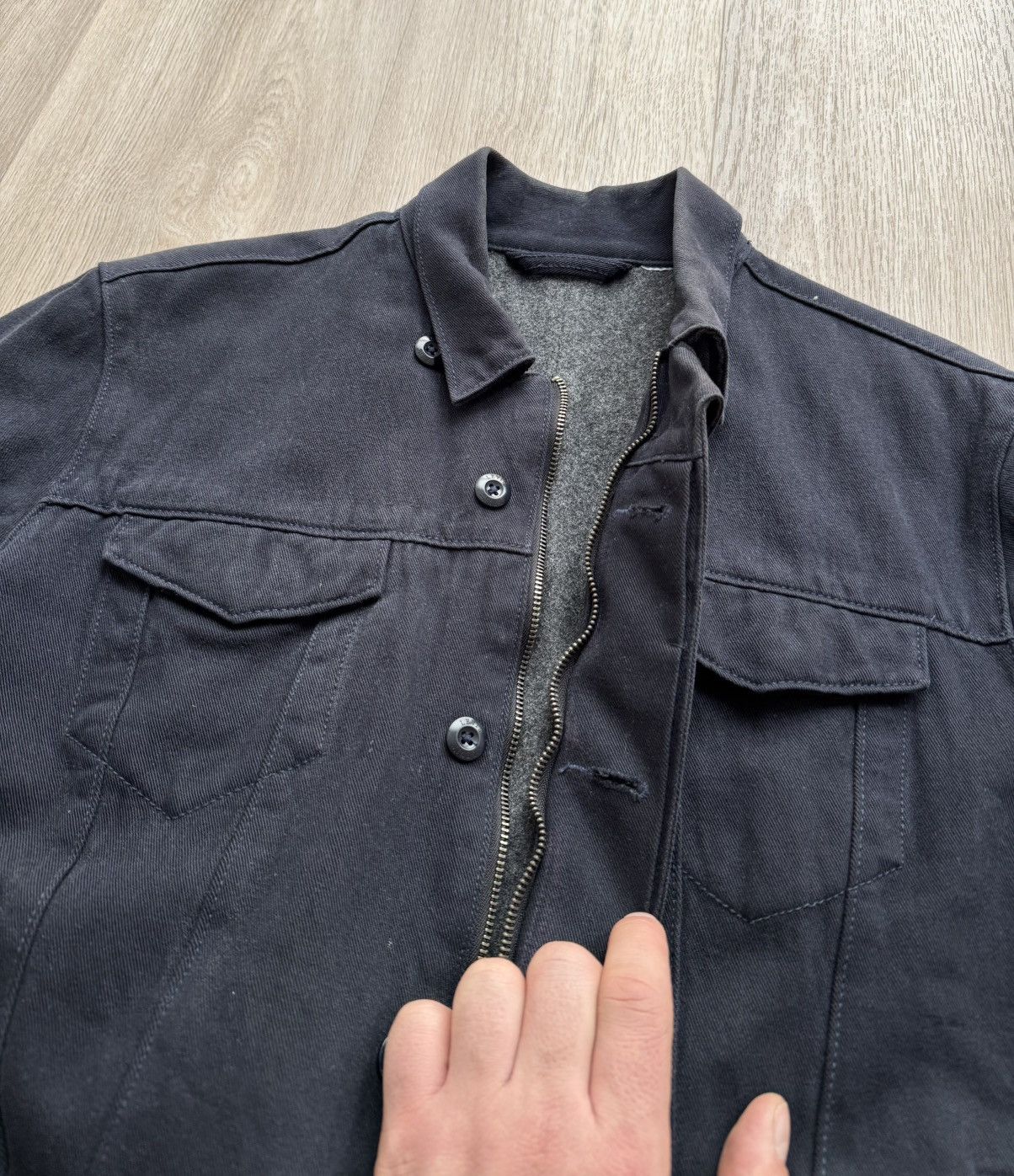 Levi's Vintage Clothing Vintage Levis Navy Blue Work Jacket Size US M / EU 48-50 / 2 - 8 Thumbnail