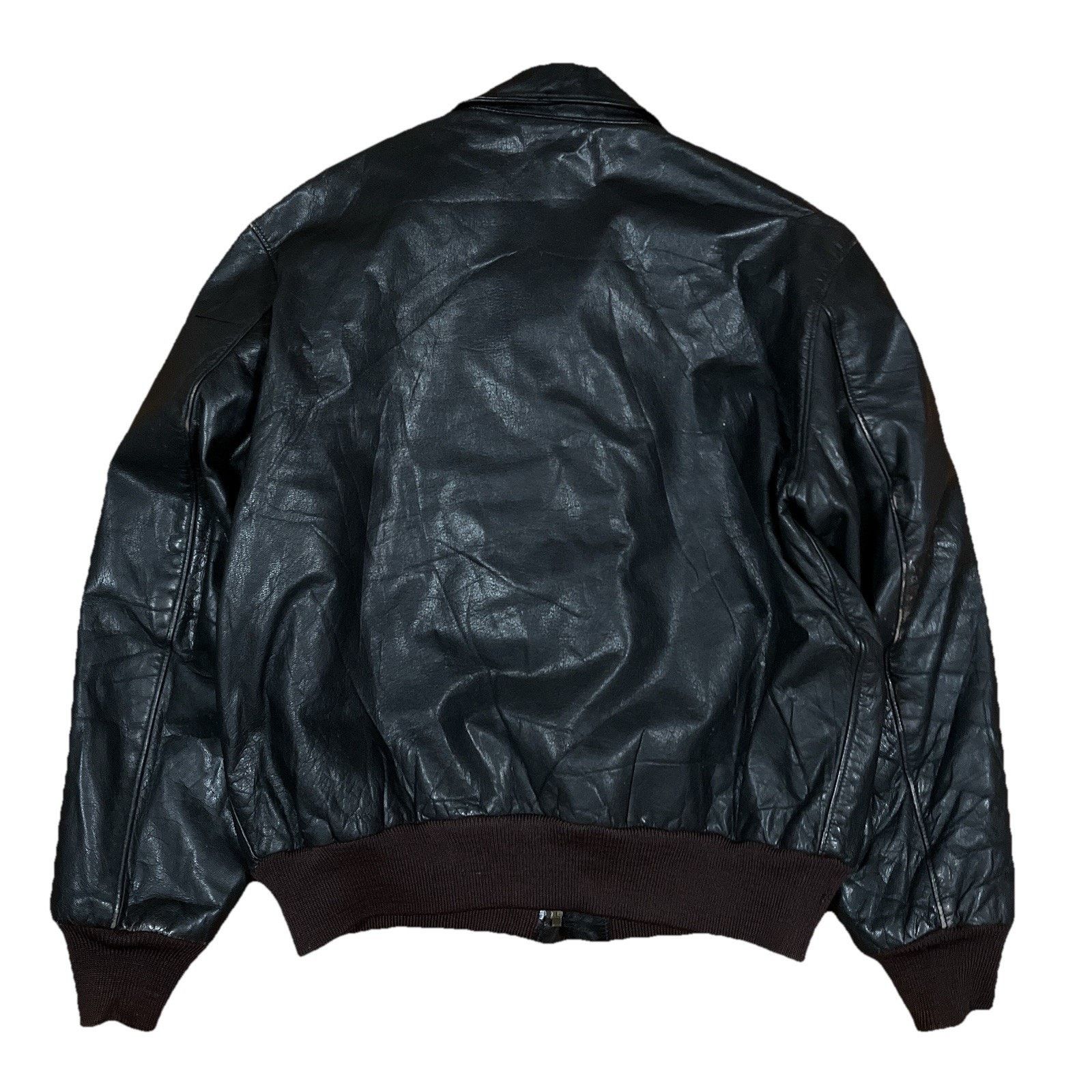 L.L. Bean VTG LL Bean A-2 Flight Bomber Jacket Leather Thinsulate USA Size US L / EU 52-54 / 3 - 2 Thumbnail