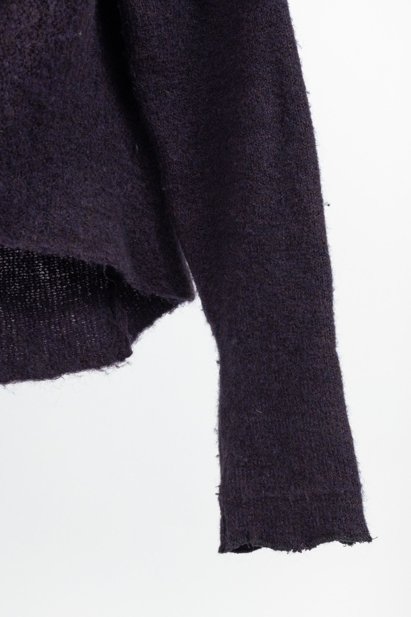 Sarah Pacini Sarah Pacini Wool-Blend Knit Cowl-Neck Cropped Sweater Size ONE SIZE - 6 Thumbnail