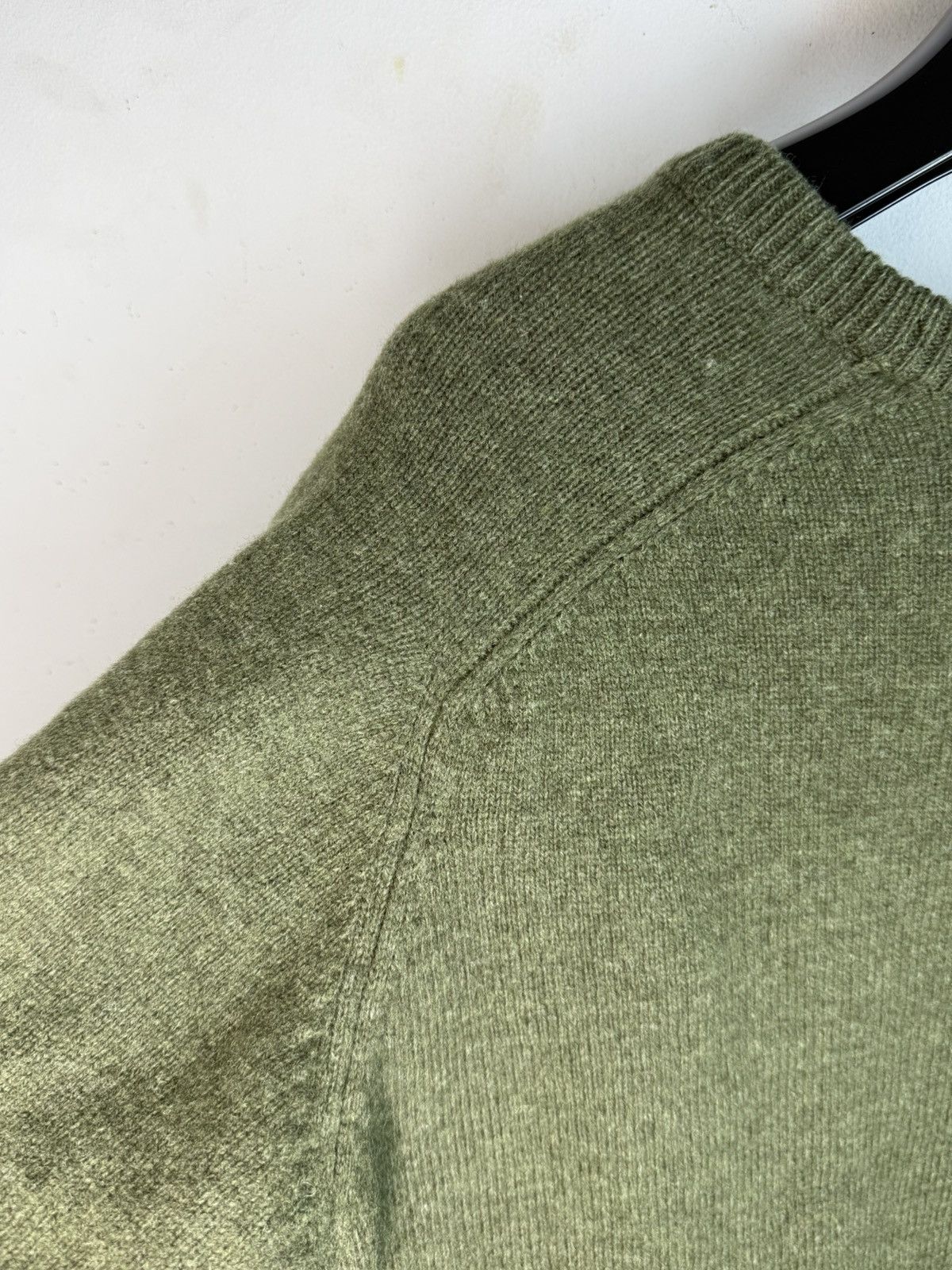 Yves Saint Laurent 90s Wool YSL Sweater Green Soft knitted YSL Sweatshirt Size US XL / EU 56 / 4 - 12 Thumbnail