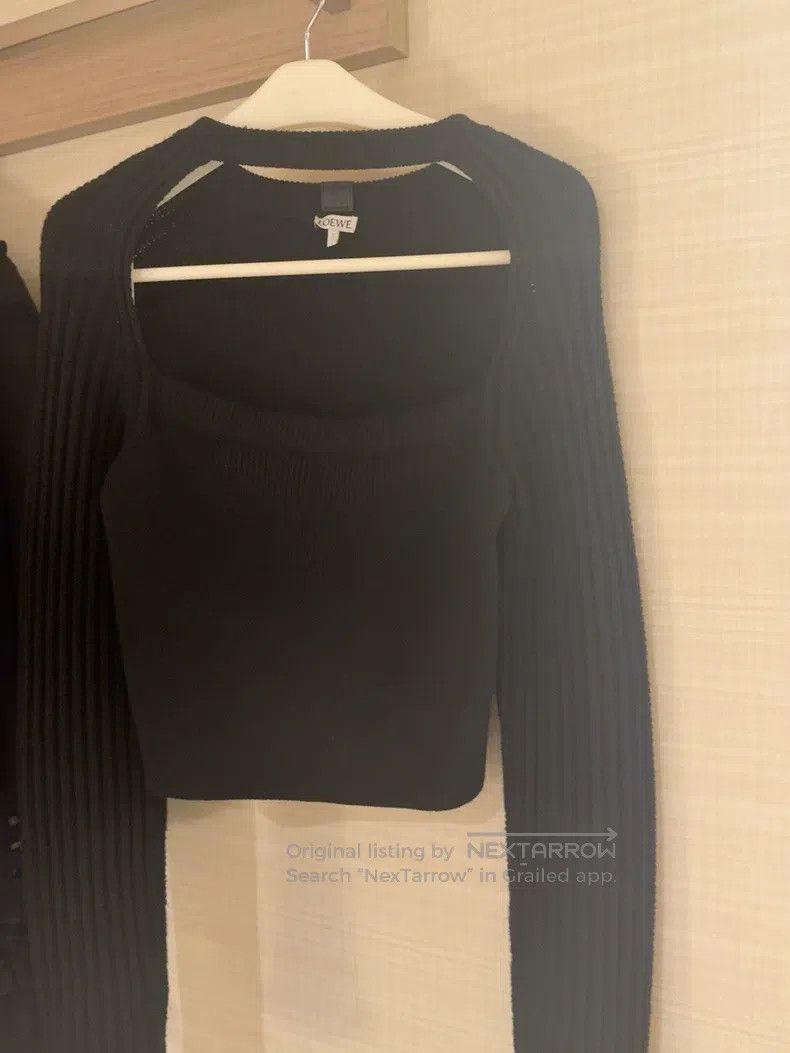 Loewe Loewe Wool knitted top Size L / US 10 / IT 46 - 1 Thumbnail