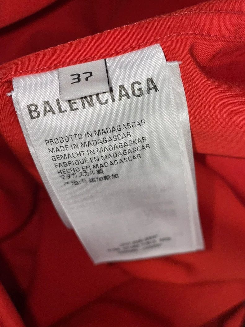 Balenciaga Balenciaga size 37 Red shirt Size US XS / EU 42 / 0 - 5 Thumbnail