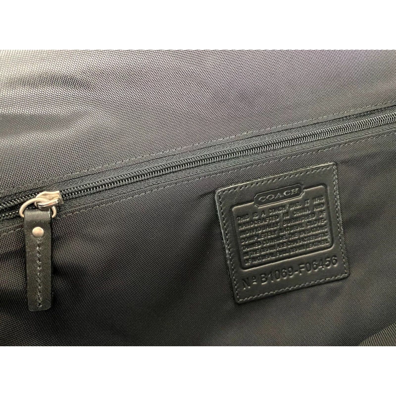 Coach Coach Mens Briefcase Black Leather Laptop Messenger Shoulder Strap Bag New 06456 Size ONE SIZE - 4 Thumbnail