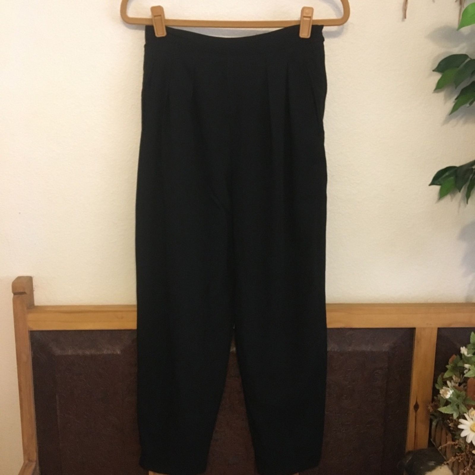 Georges Marciano Vintage 80s Georges Marciano black career pants Size 34" / US 12 / IT 48 - 1 Thumbnail