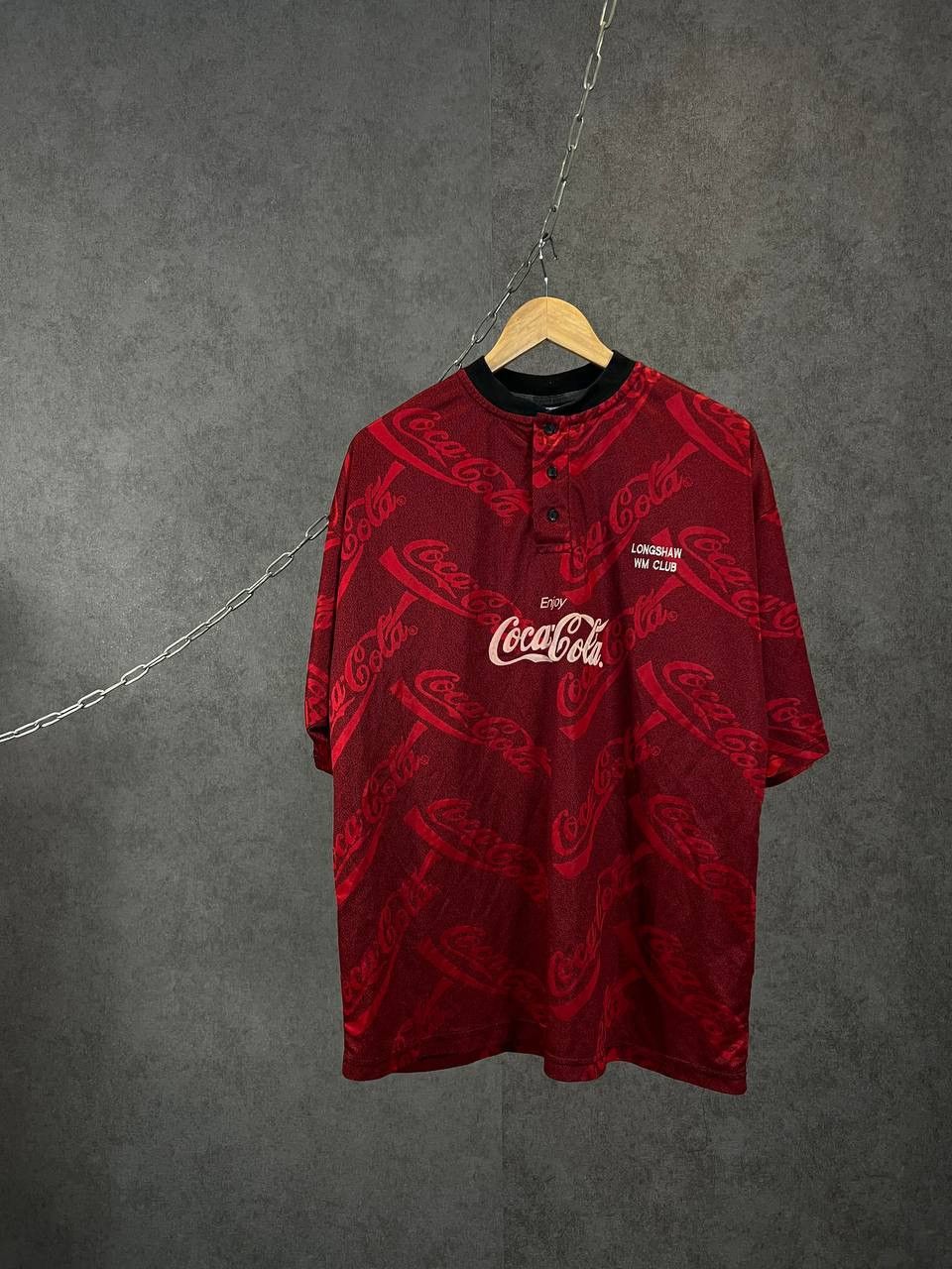 Coca Cola × Vintage Coca Cola vintage monogram soccer jersey Size US XL / EU 56 / 4 - 1 Thumbnail