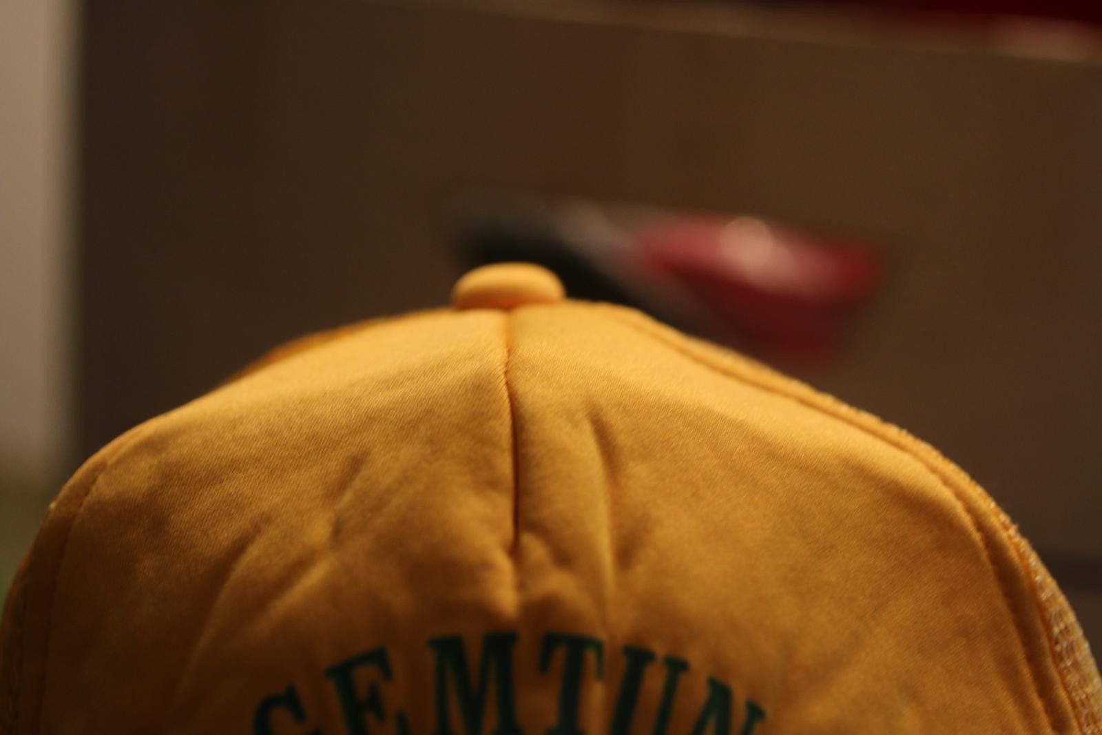 Other Vintage GEMTUN Service Company Trucker Hat Yellow Mesh Cap Size ONE SIZE - 3 Thumbnail