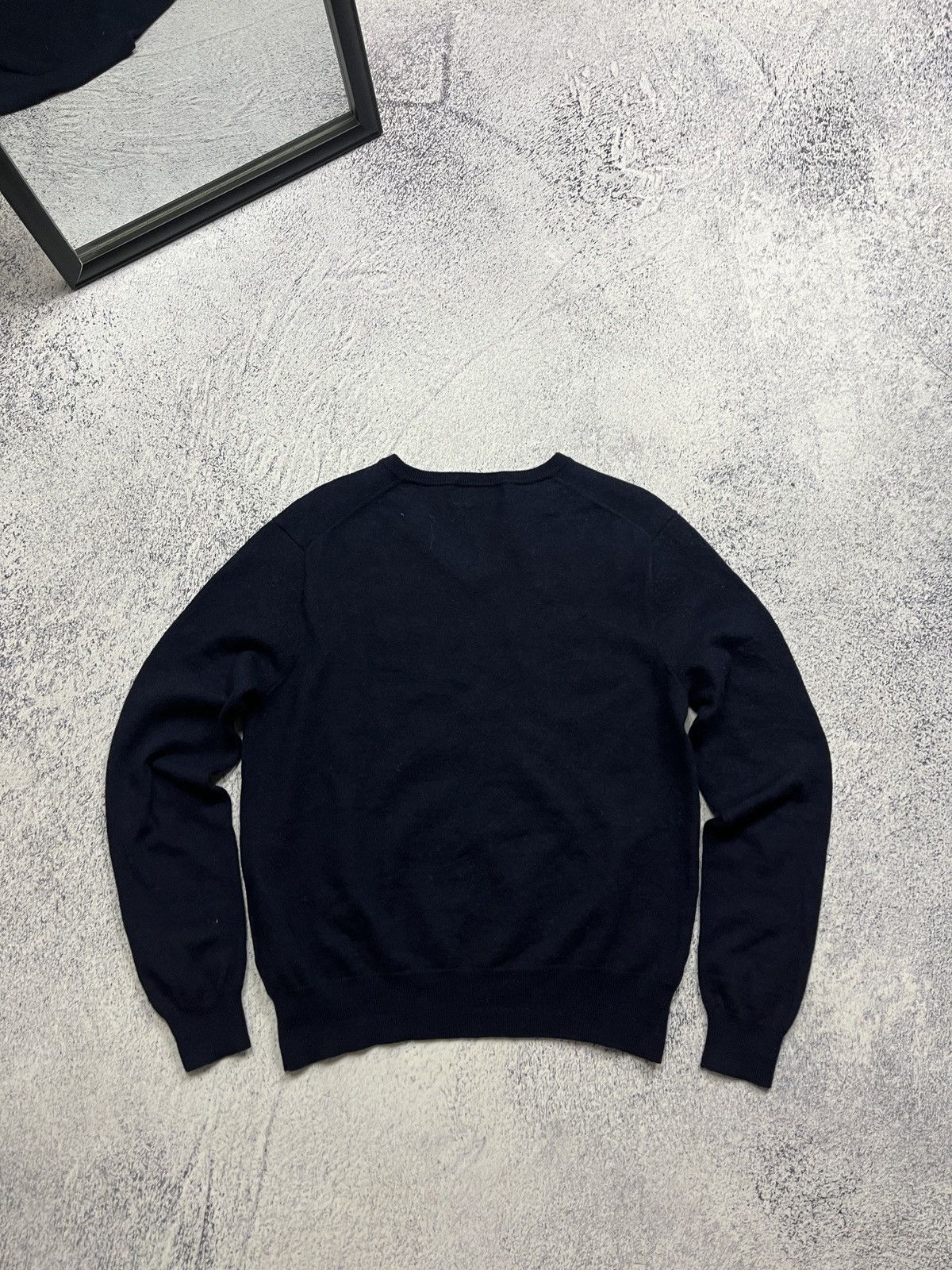 Polo Ralph Lauren × Vintage Luxury Polo Ralph Lauren V-Neck Jumper Merino Wool Sweater Size L / US 10 / IT 46 - 7 Thumbnail