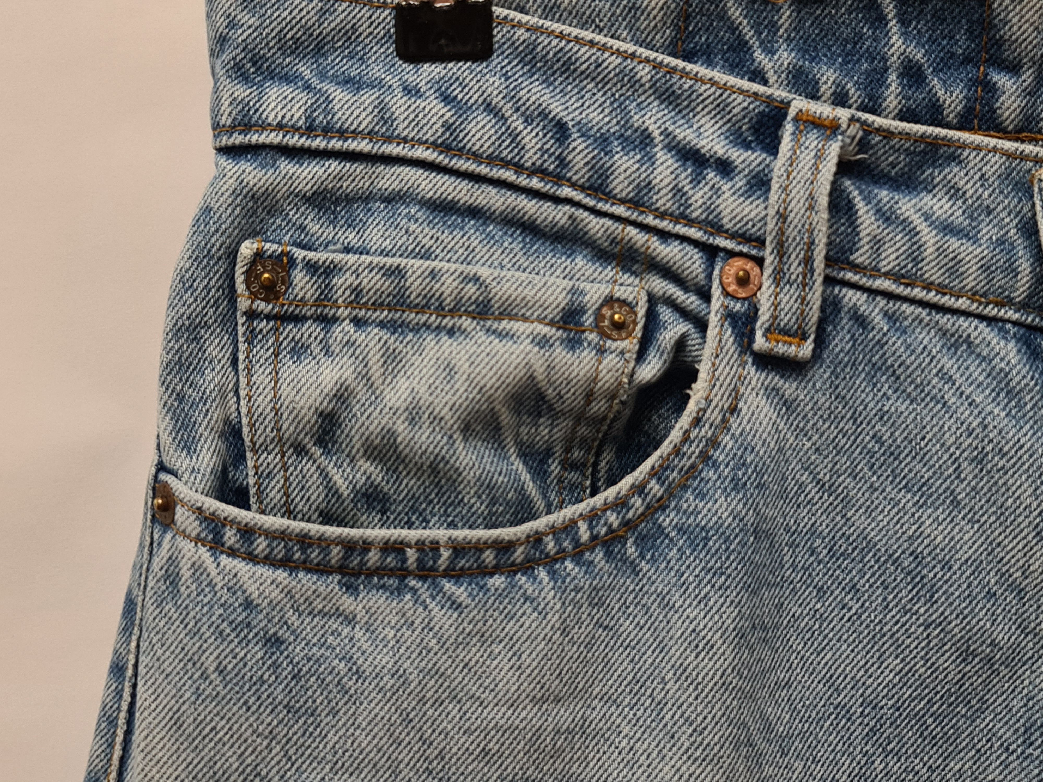 Levi's 90s Vintage Levi's blue washed denim made in USA jeans pants Size US 33 - 6 Thumbnail