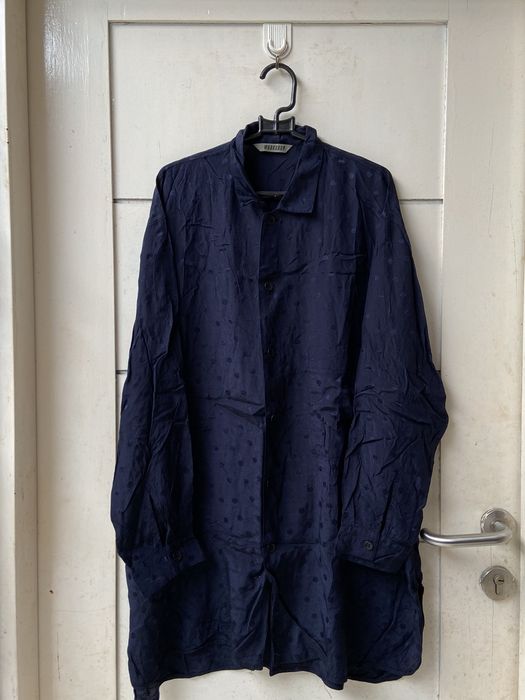 Yohji Yamamoto Yohji Yamamoto WORKSHOP Navy Shirt | Grailed