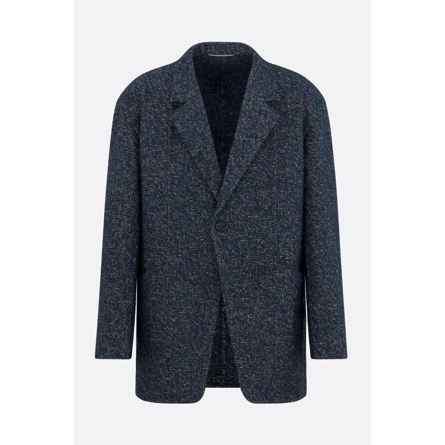 Dior DIOR Unstructured Blue Wool Cardigan Jacket New & Authentic Size US M / EU 48-50 / 2 - 1 Preview
