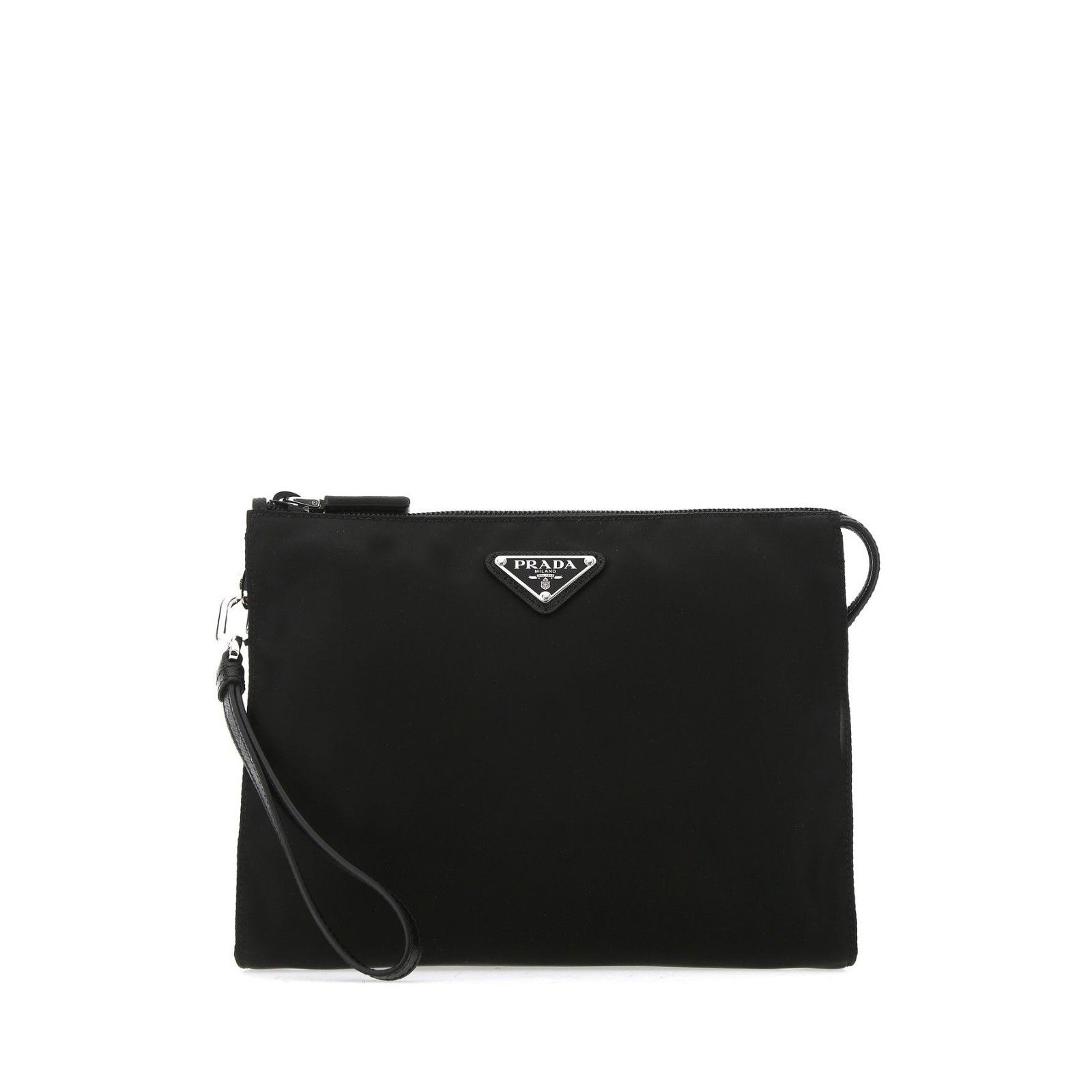 Prada PRADA Black Re Nylon Clutch Handbag New And Authentic Size ONE SIZE - 1 Thumbnail