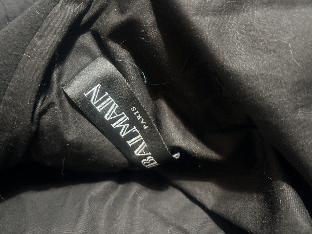 Balmain Balmain FW14 Motto Moleskin Jacket Size US S / EU 44-46 / 1 - 7 Thumbnail