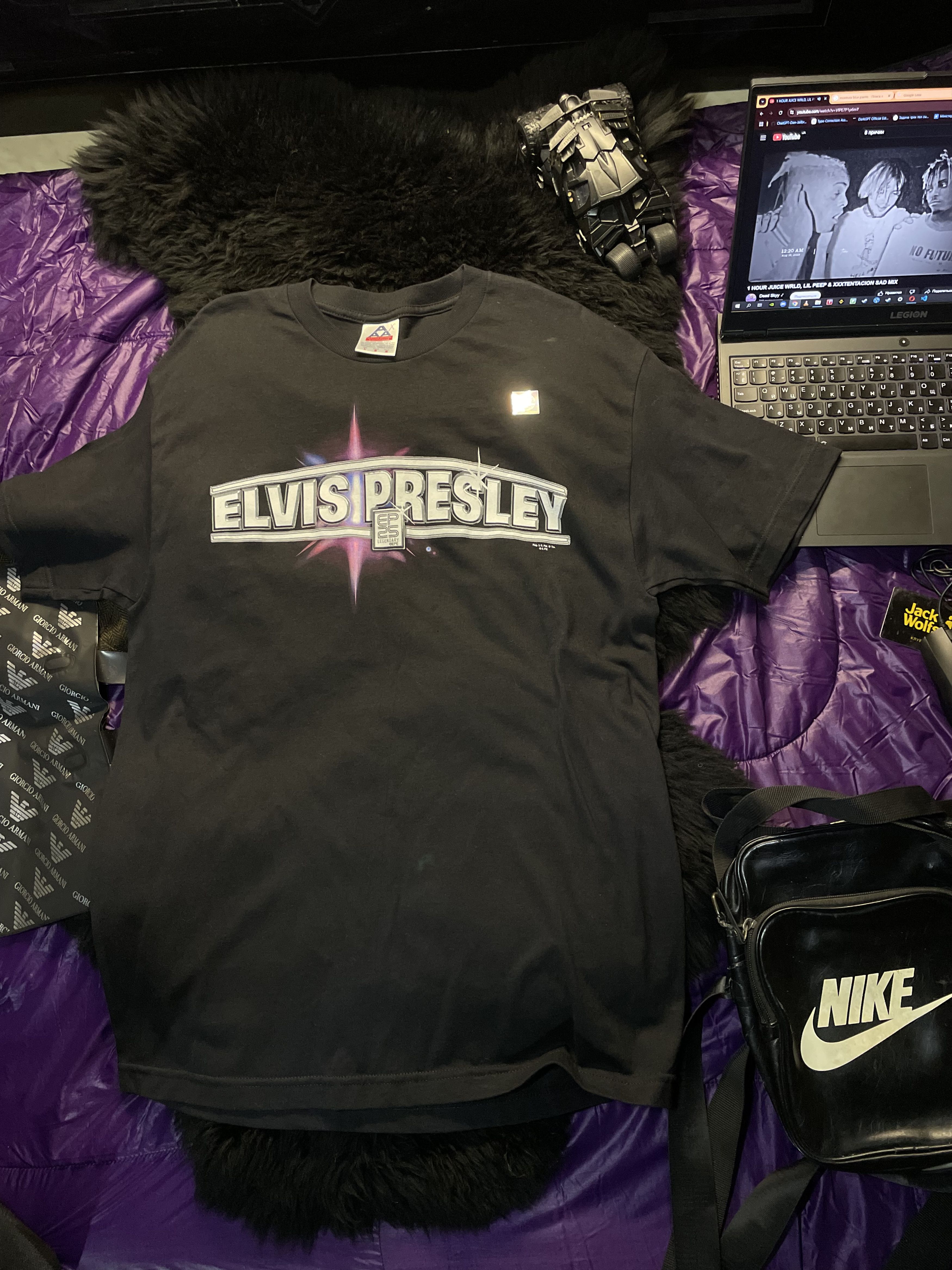 Alstyle Elvis Presley Rare Vintage Size US L / EU 52-54 / 3 - 1 Thumbnail
