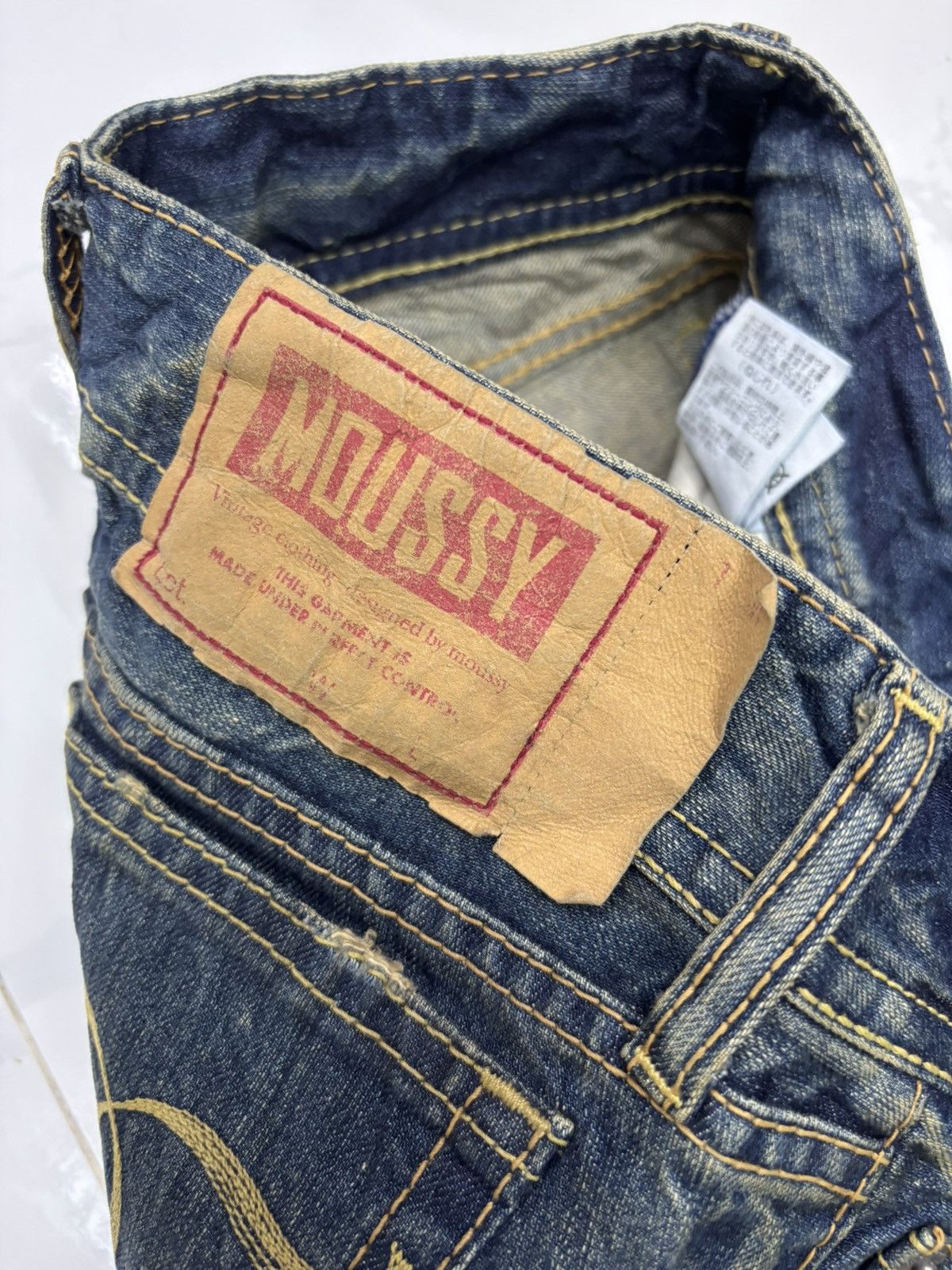 Hysteric Glamour Vintage Japanese Moussy Flared Jeans IfSixWasNine Lgb Style Size 24" / US 00 / IT 34 - 10 Thumbnail