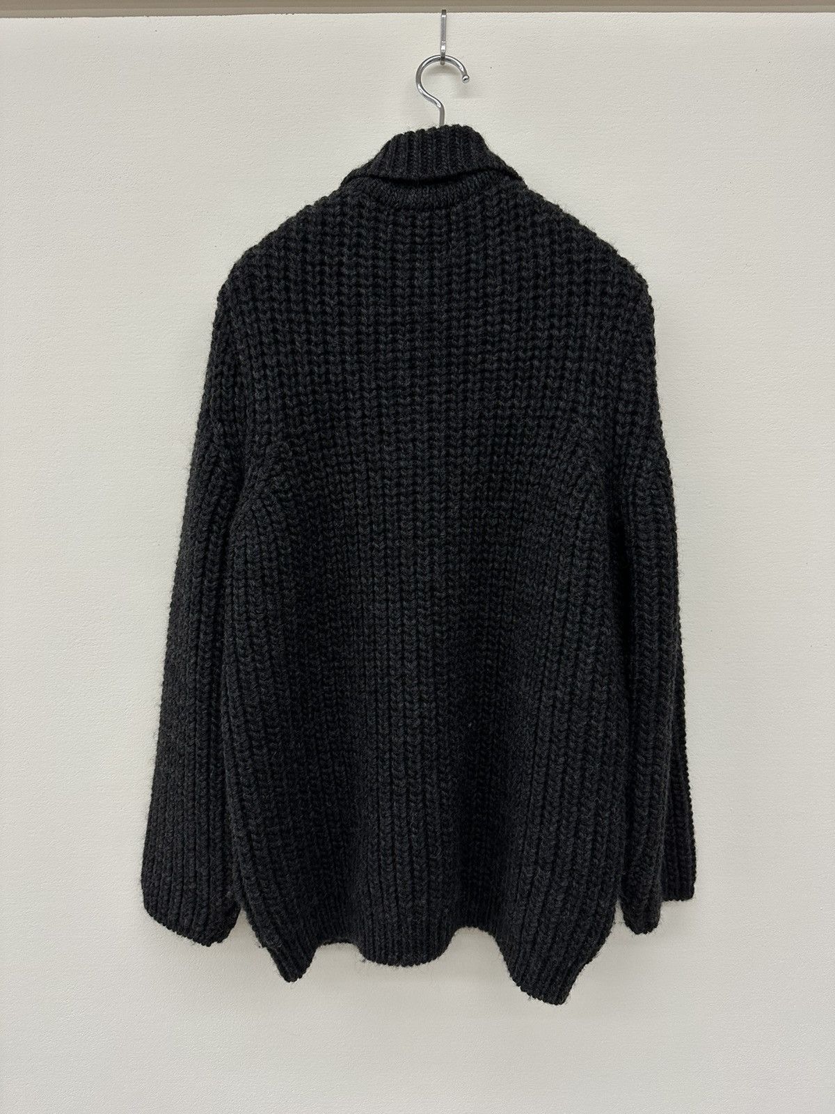 Our Legacy OUR LEGACY BIG PIQUET WOLF GREY CHUNKY WOOL KNITS Size US S / EU 44-46 / 1 - 3 Thumbnail