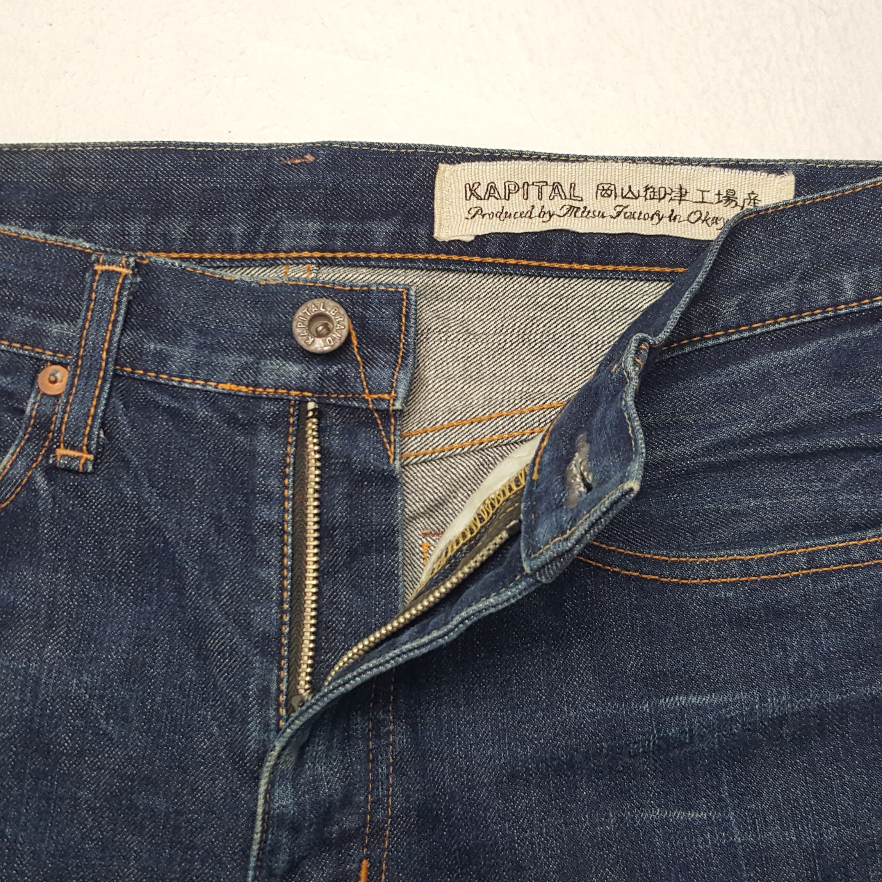 Kapital × Vintage Vintage Kapital Japanese Custom Art Punk Style Denim Jeans Size US 30 / EU 46 - 12 Thumbnail