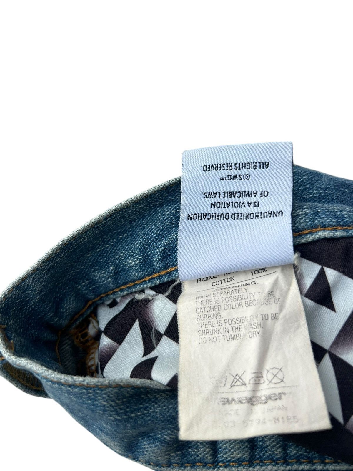 Swagger Dirty Mud Wash Denim Swagger Japan Clawmark Painter Jeans Size US 32 / EU 48 - 24 Thumbnail