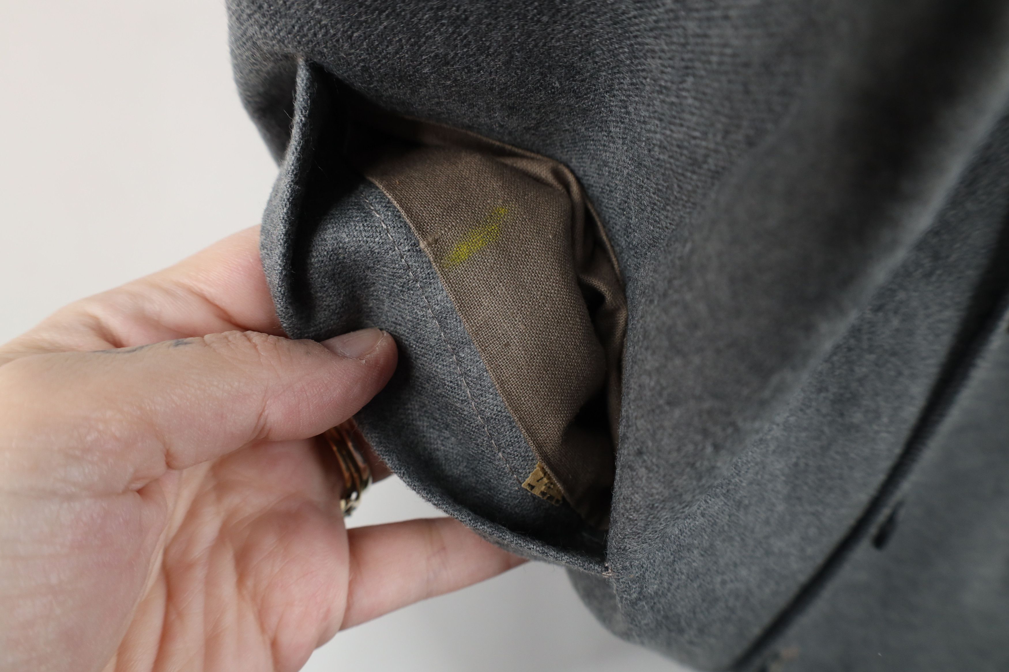 Vintage Vintage 60s 70s Streetwear Buckle Back Suit Vest Jacket Gray Size US M / EU 48-50 / 2 - 6 Thumbnail