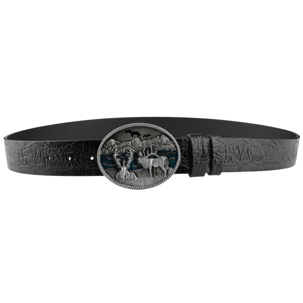 Designer Modern Vintage Belt Riveted Belts Menswear Accessories Size ONE SIZE - 4 Thumbnail