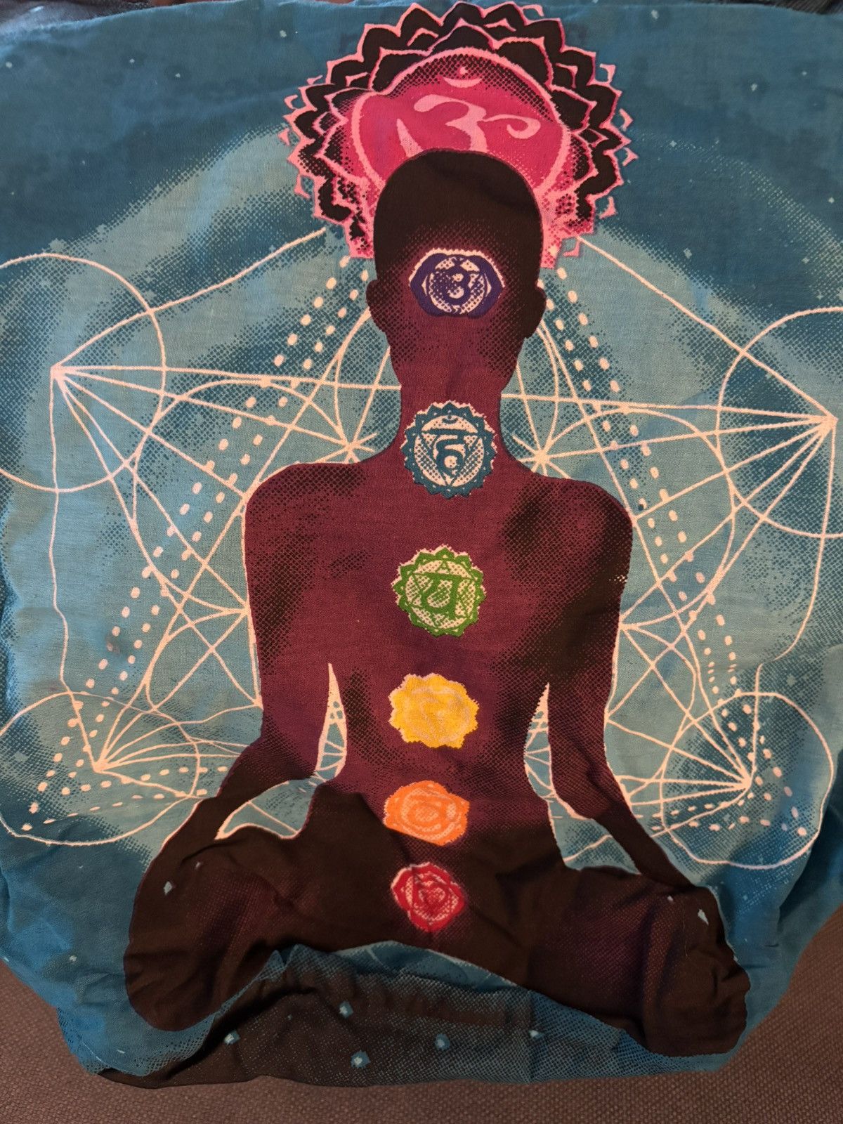 Vintage Vintage SHOP THERAPY 7 Chakra Shoulder Bag / Yoga Bag - DS Size ONE SIZE - 4 Thumbnail