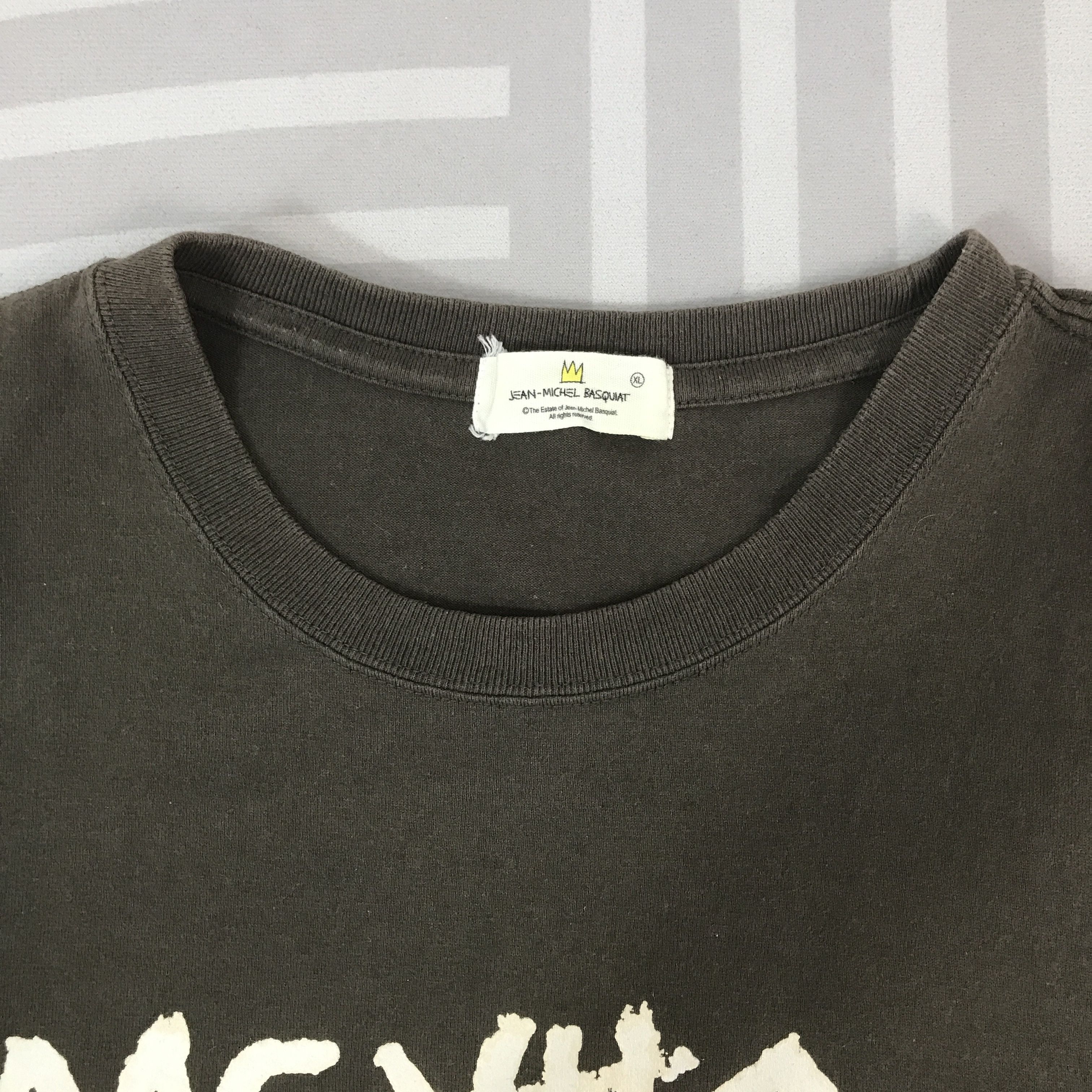 Jean-Michel Basquiat Vintage Jean-Michel Basquiat cropped style T-Shirt Size US XL / EU 56 / 4 - 7 Thumbnail