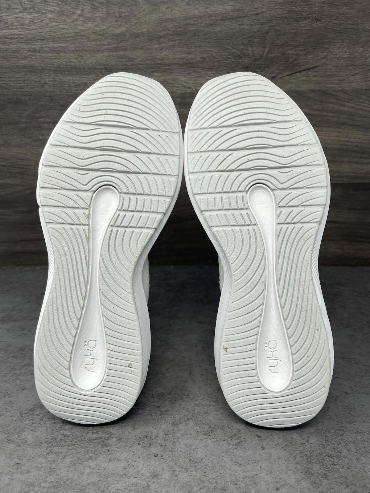 Sonia Rykiel Ryka Flourish Walking Shoes Womens Size 7 White Sneakers Size US 7 / IT 37 - 8 Thumbnail