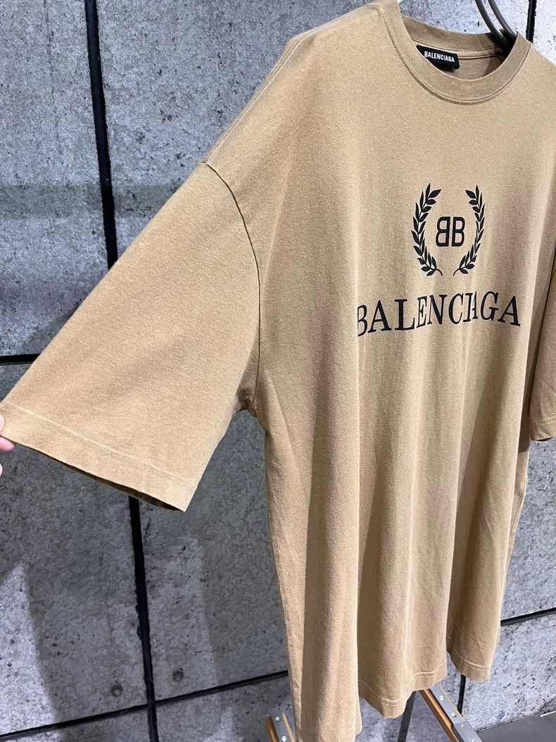 Balenciaga Balenciaga Khaki wheat ear short sleeve Size US S / EU 44-46 / 1 - 4 Thumbnail