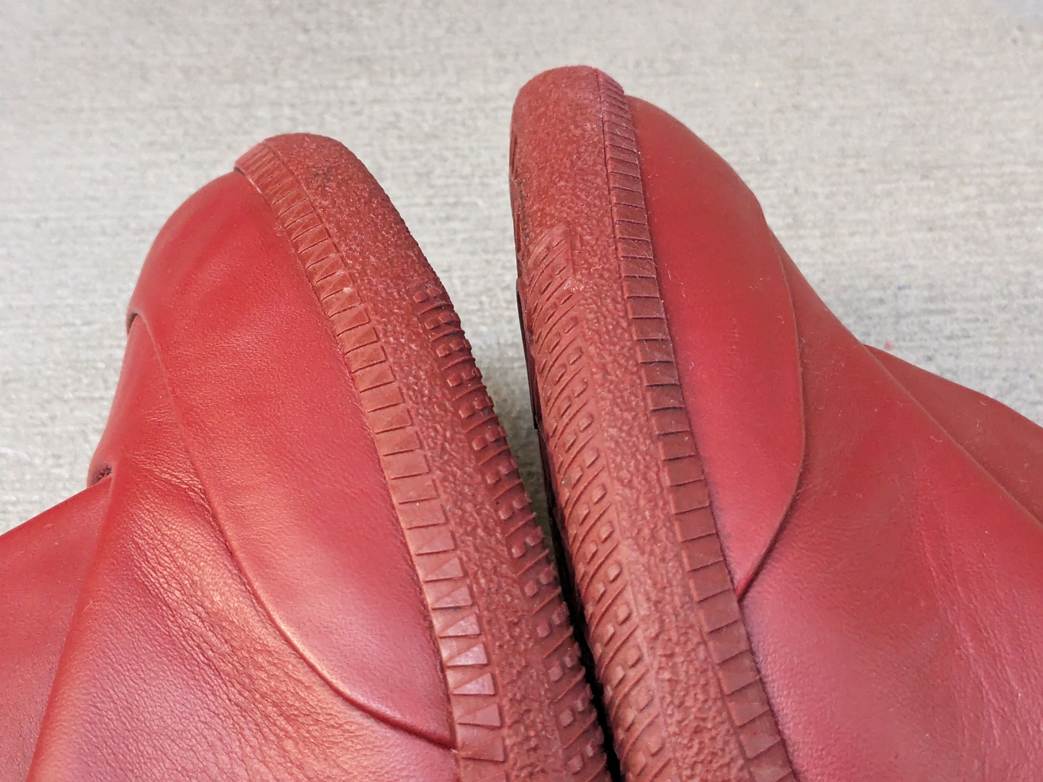 Maison Margiela Maison Margiela Future 9 Red Leather High Tops Size US 9 / EU 42 - 8 Thumbnail