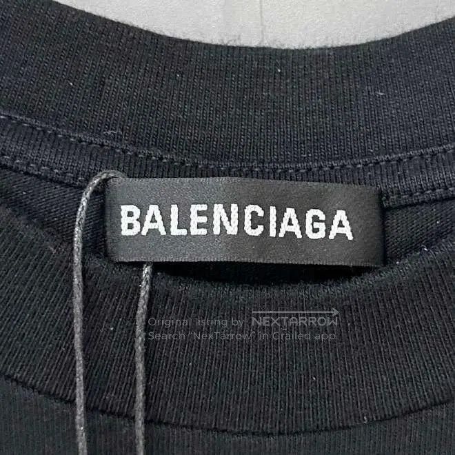Balenciaga Balenciaga Black embroidery wheat short-sleeve Size US S / EU 44-46 / 1 - 5 Thumbnail