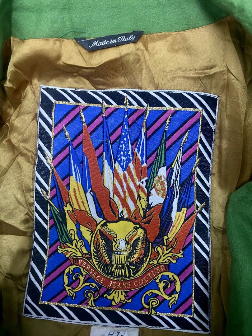 Designer × Versace × Vintage Vintage Versace Jeans Couture Blazer Size 36R - 1 Thumbnail