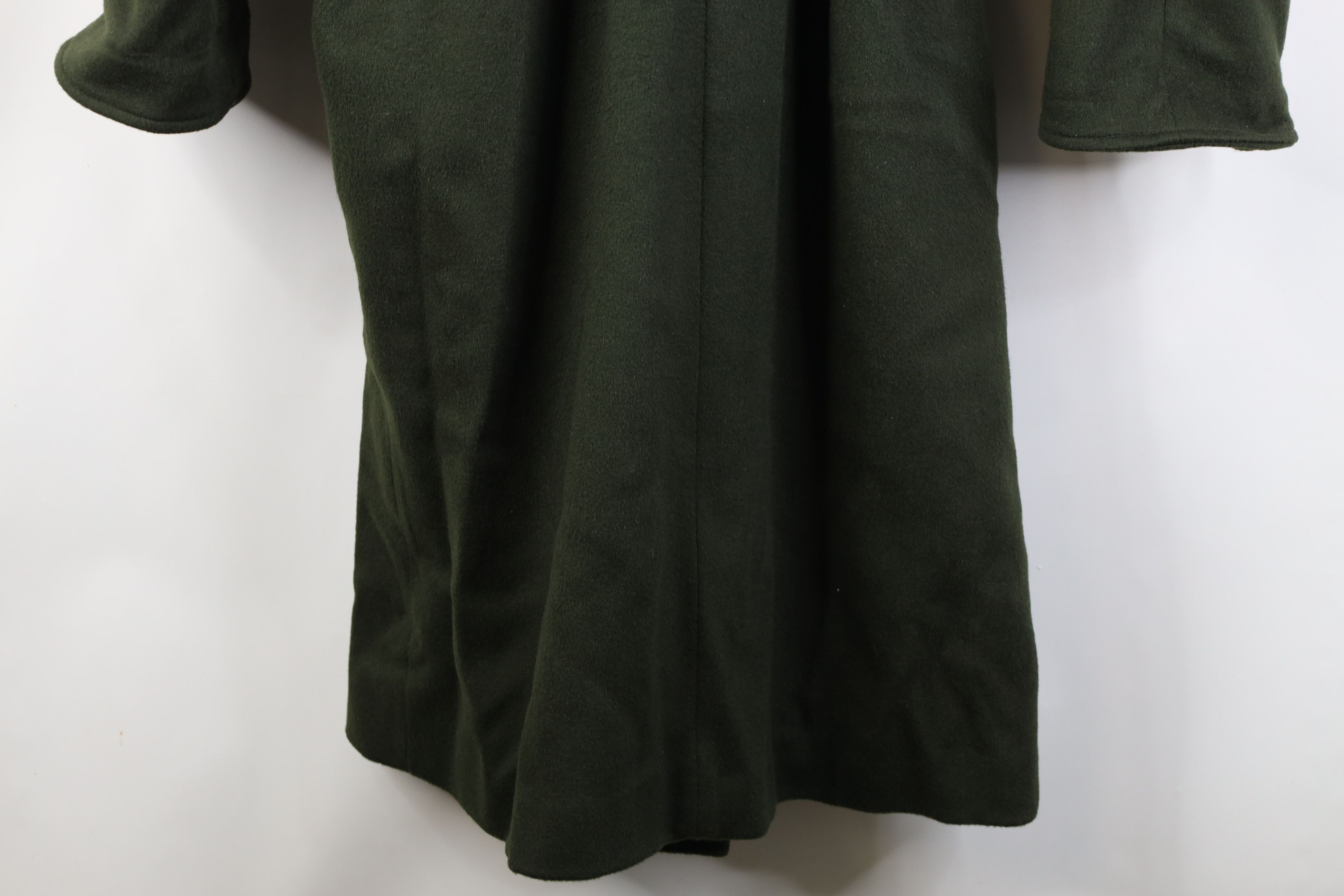 Vintage Vintage 90s Streetwear Belted Trench Coat Jacket Green USA Size XXL / US 16-18 / IT 52-54 - 16 Thumbnail