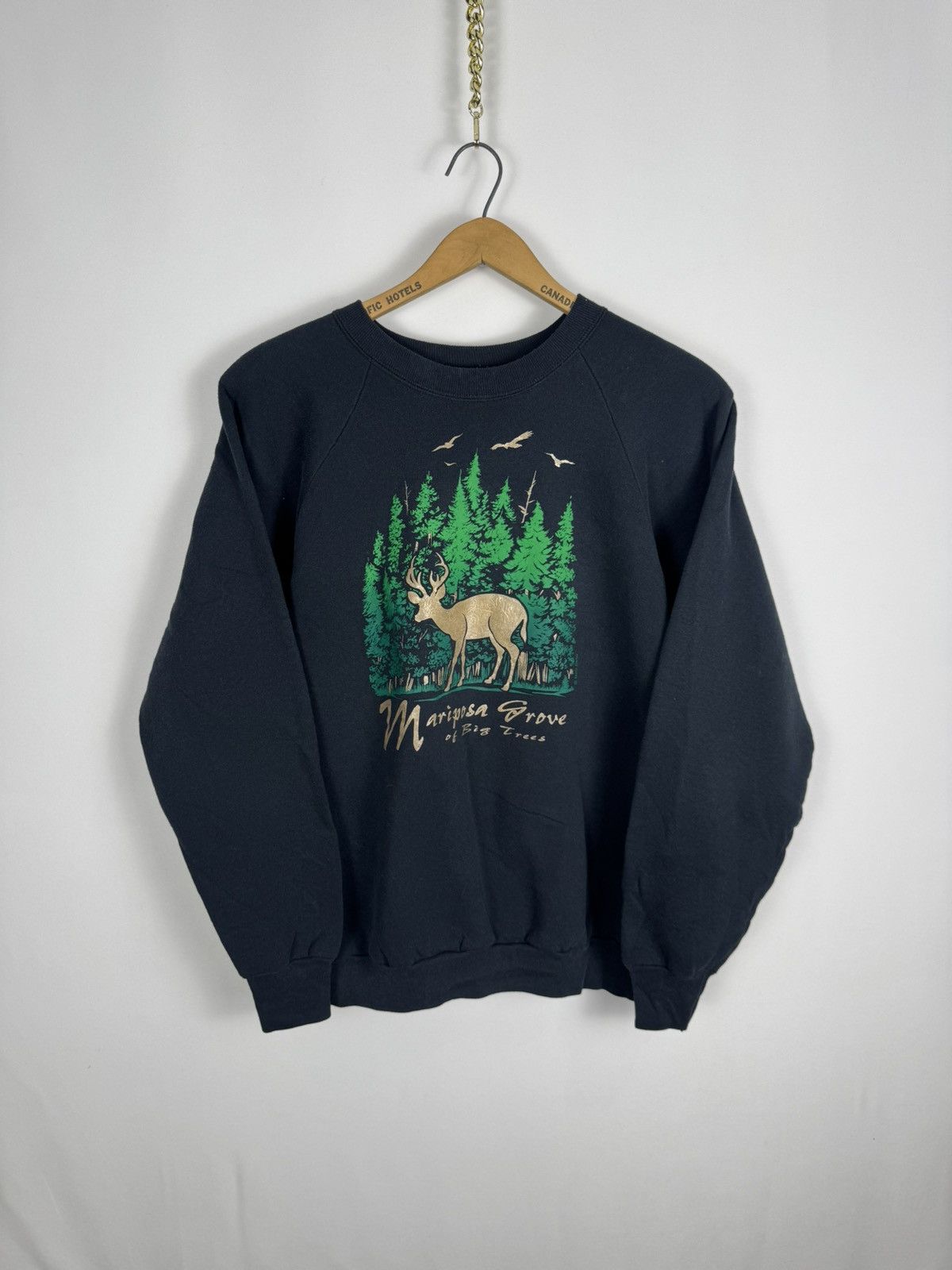 Vintage Vintage 1990s Buck Sweatshirt Size Small/Medium Size US M / EU 48-50 / 2 - 1 Thumbnail