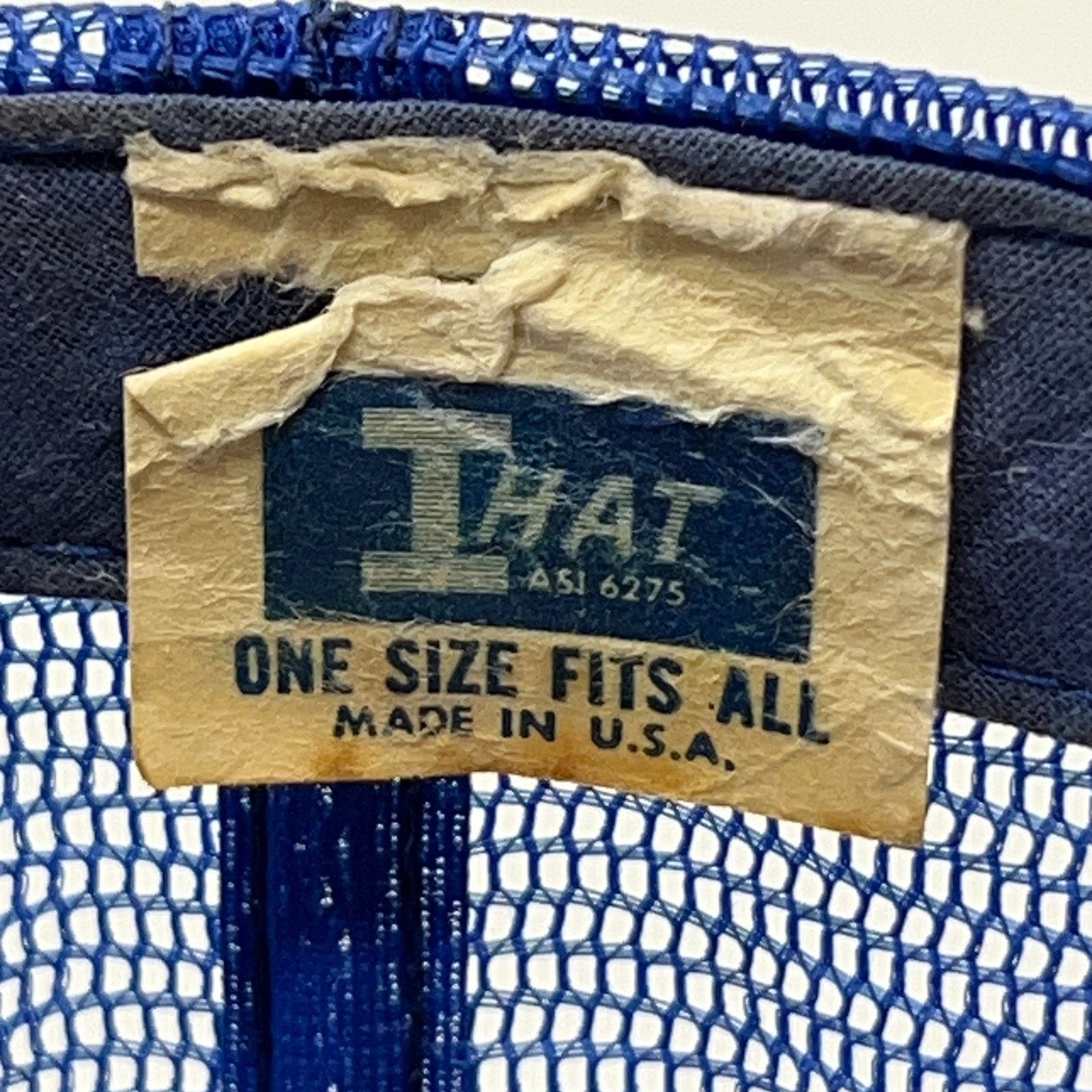 Vintage Vintage 80s West America Bank Trucker Hat Baseball Cap Blue Size ONE SIZE - 9 Thumbnail