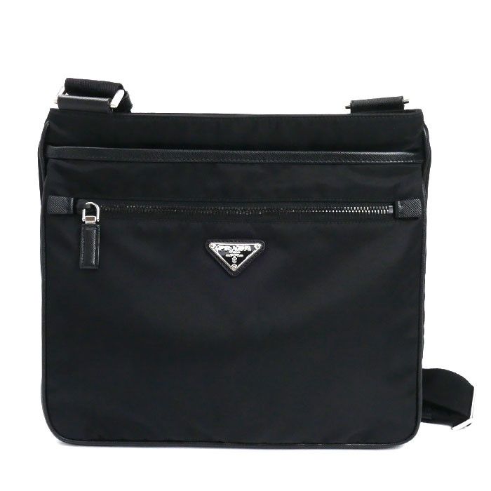 Prada Prada Saffiano Nylon Shoulder Bag Others Shoulder Bag 2Vh251 in Black, Women's