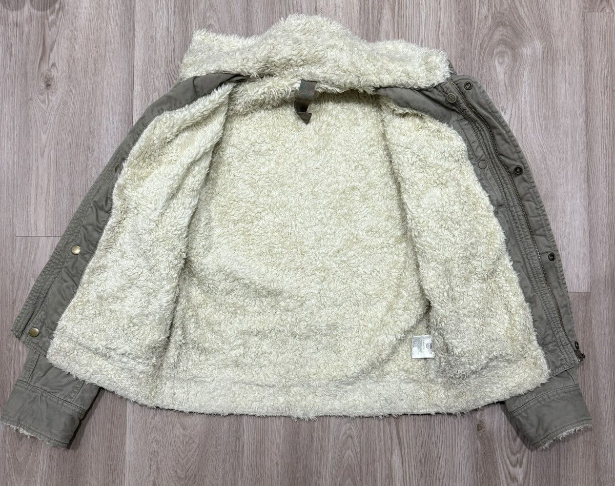 Diesel Vintage Diesel Khaki Denim Jacket Avantgarde Sherpa Size US S / EU 44-46 / 1 - 7 Thumbnail