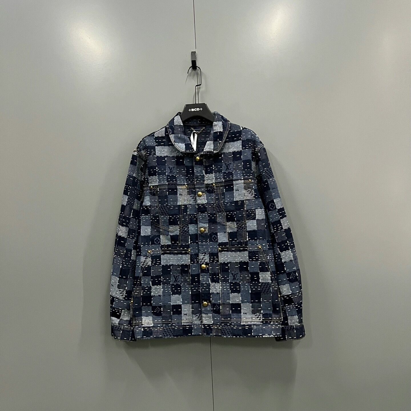 Louis Vuitton Louis Vuitton x Nigo Checkerboard Denim Jacket Size US M / EU 48-50 / 2 - 1 Thumbnail