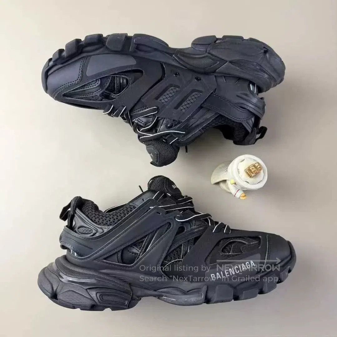 Balenciaga Balenciaga Black Track Casual Sneakers Size 38. Size US 7 / EU 40 - 4 Thumbnail