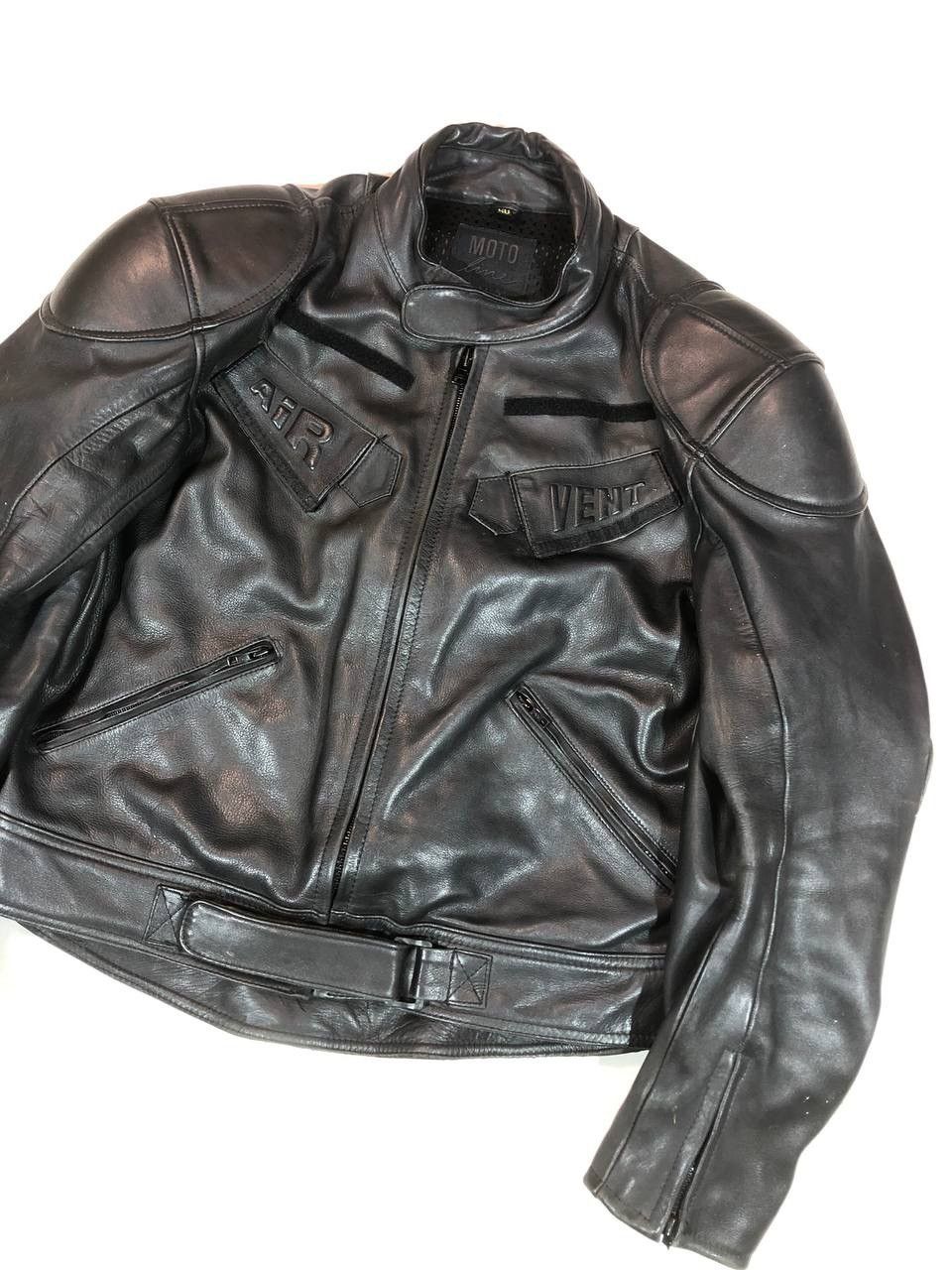 Other Moto Line Racing Biker Leather Jacket Black Style Size US XL / EU 56 / 4 - 2 Thumbnail