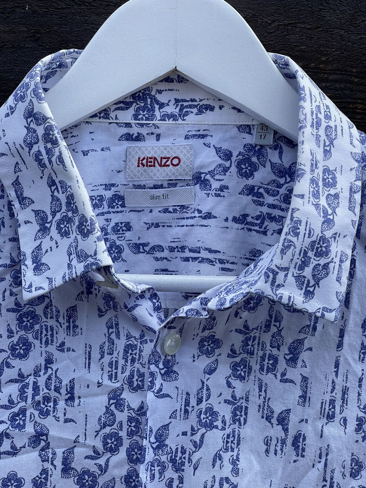 Kenzo Kenzo Homme flovers print shirt luxury Size US L / EU 52-54 / 3 - 5 Thumbnail